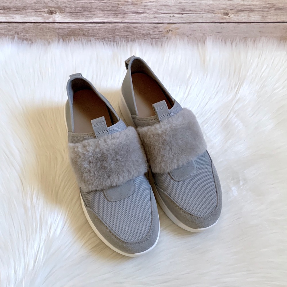 UGG Seal Pico Sneaker With Genuine Shearling Trim - Picture 2 of 6